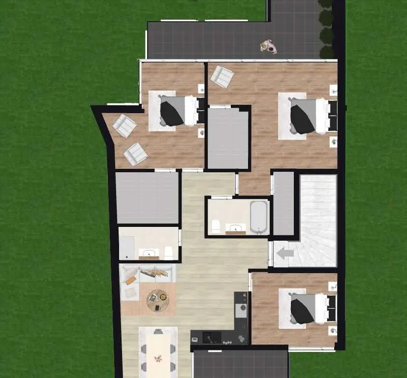 Dezvoltator, 4 camere, 106 mp utili, bloc boutique 7 apt Parc Circului