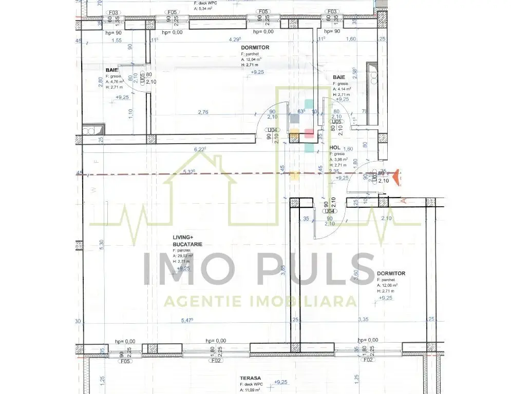 3 Camere. 2 Bai. 2 Balcoane. Parcare inclusa. Bloc nou