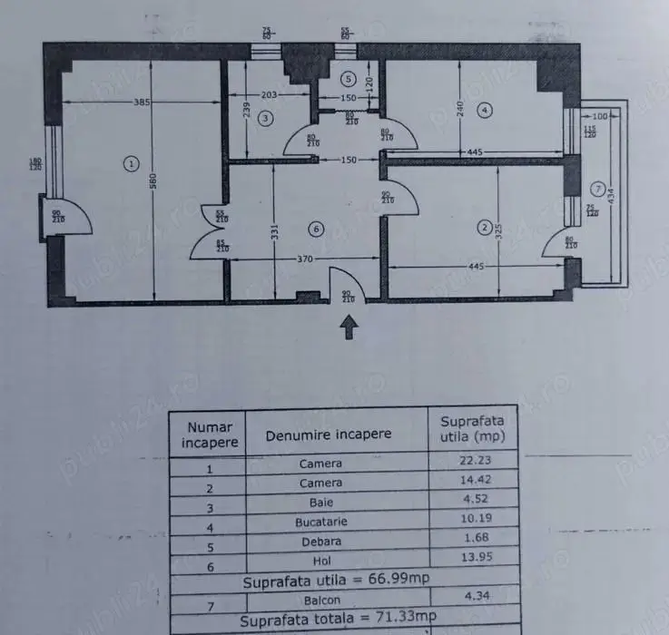 Ag BRASADAS vinde ap 2 cam 71mp Etaj 6/6 Podul de Fier 2015
