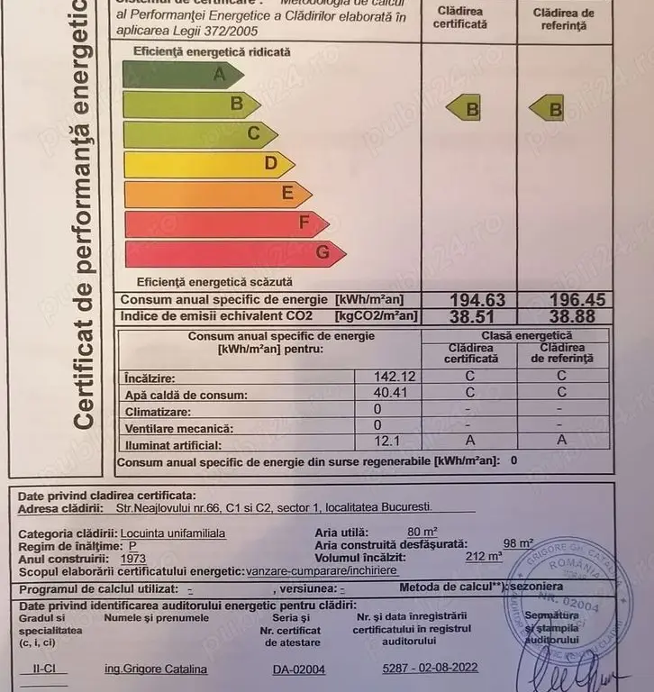 Vand casă cu teren.