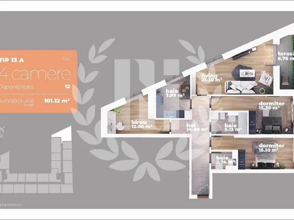 Apartament 4 camere | Imobil Nou | Metrou Sector 3 | Prețuri Promo
