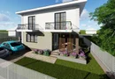 1/2 Duplex Spatios, GIROC. Decorativa la exterior - la gri la interior