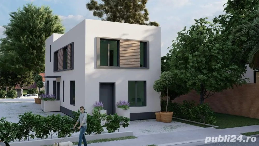 Vand casa renovabila Brancoveanu, teren 411 mp