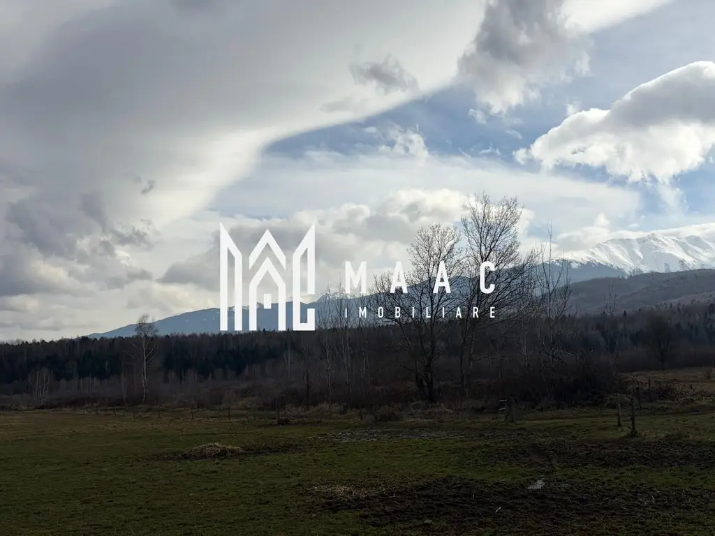 Teren intravilan 900 mp | Periferie, Avrig | la stradă, priveliște Făgăraș