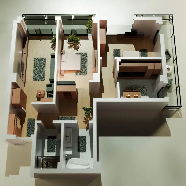 Tomis Nord  - Vanzare apartament decomandat cu 3 camere, bloc nou.