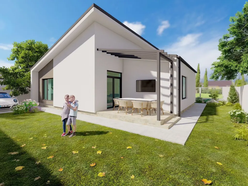 Ag EUROPA vinde casa individuala NOUA cu 3 camere in zona DARA.