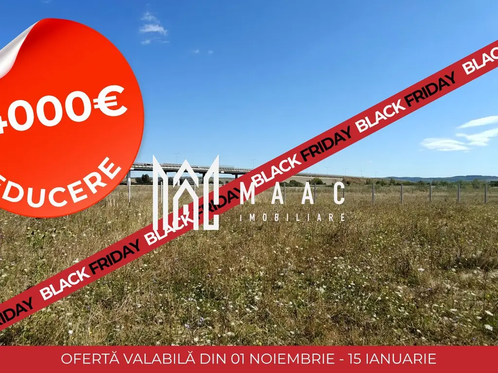 Black Friday Teren Extravilan I 4200 mp I Împrejmuit I Sibiu