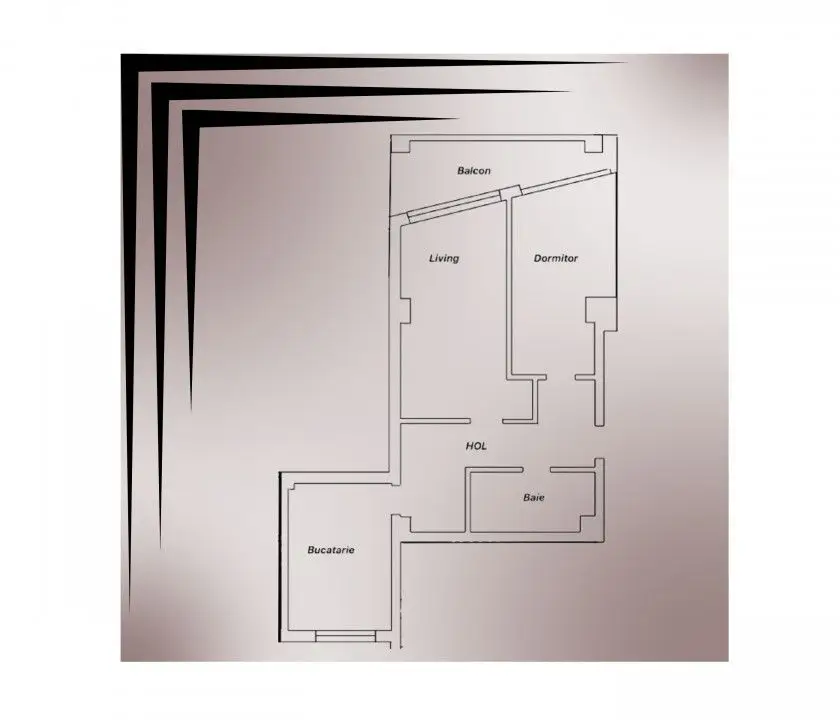 Tomis Nord - Vanzare apartament decomandat cu 2 camere,  bloc nou.