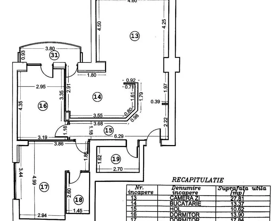 Apartament 3 camere 100 mp Sector 2 , Morarilor