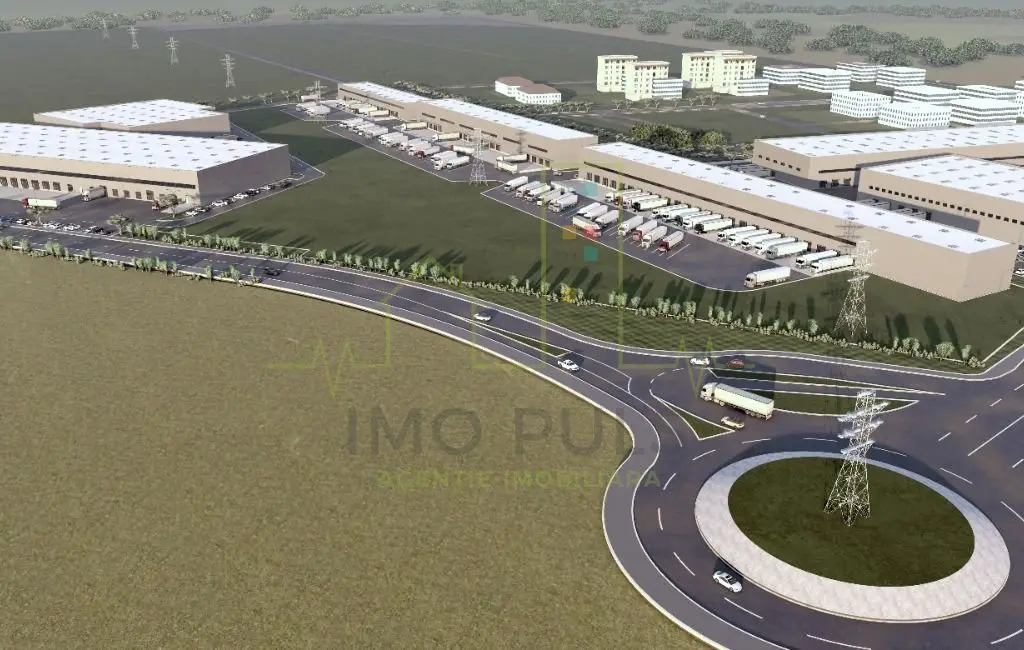 Teren pentru parc industrial. 25 Euro/ Mp. Acces direct la centura