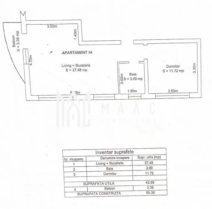 Apartament 2 camere I Decomandat I Zona 3 Stejari