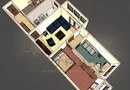3 Camere. Centrala proprie.Bloc cu acoperis.