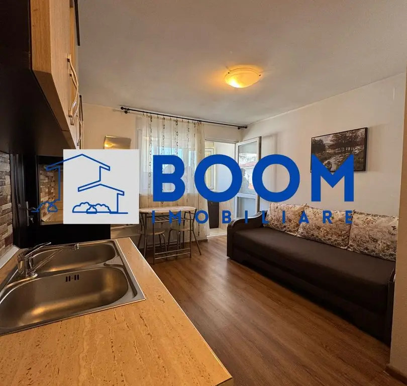 Studio Mansarda | 28 Mp | Centrala Proprie | Complet Mobilata