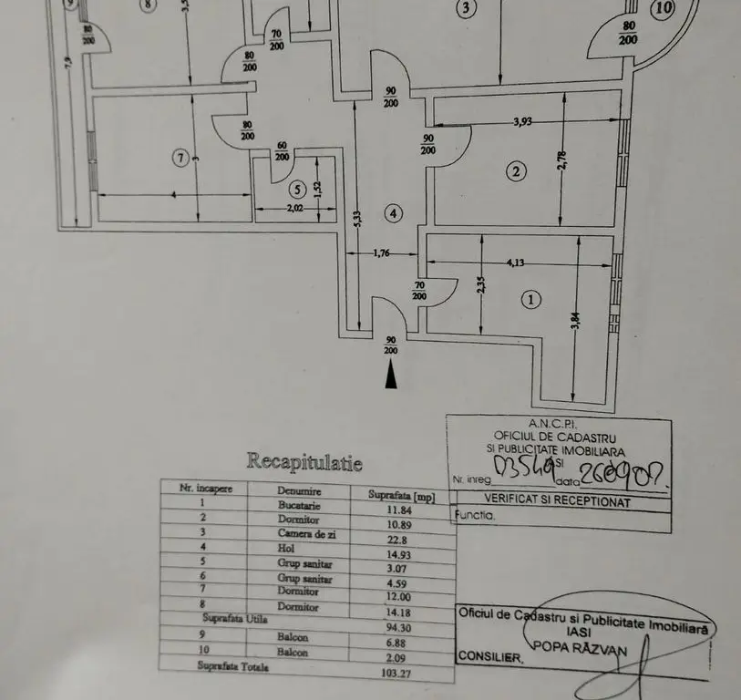 brasadas.com vinde ap. cu 4 camere DECOMANDATE Păcurari.