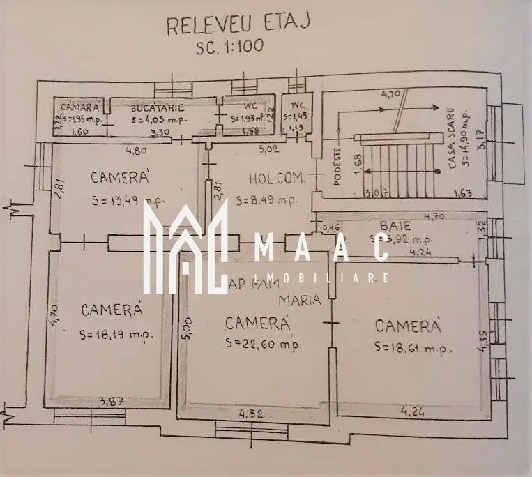 Casa cu 4 apartamente / 9 camere | Ultracentral | Curte