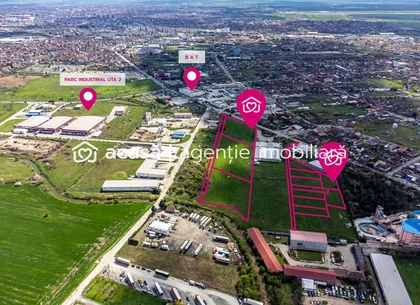 Teren cu PUZ in Arad, servicii, industrie, depozitare 8.307 mp