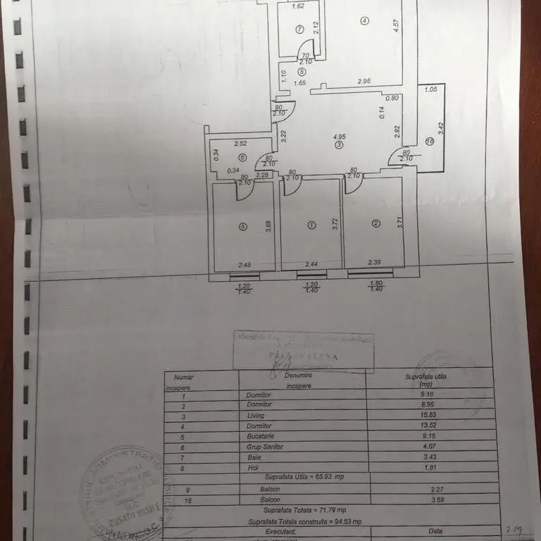 Proprietar vind apartament 4 camere sector 2 București