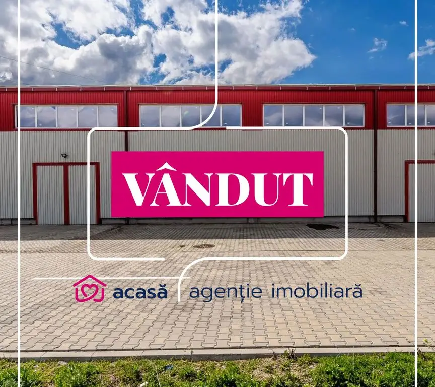 VANDUT - Hala industriala de vanzare in Parc Industrial UTA 2 Arad