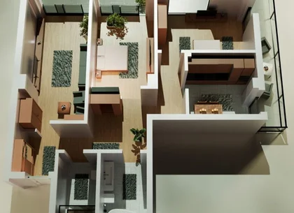 Tomis Nord /Carrefour - Vanzare apartament cu 3 camere, bloc nou.