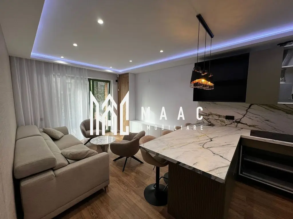 Apartament nou 40 mp I Grădină 18 mp | Mobilat și utilat | Garaj Subteran