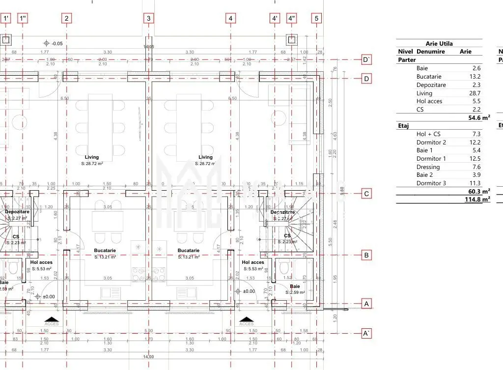 Casă modernă | 3 dormitoare | 140 mp curte | 120 mp utili | Preț avantajos