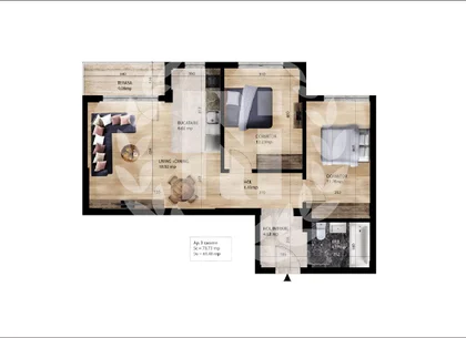 Apartament 3 camere Pantelimon