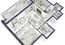 Apartament 3 camere | Balcon 27.3 mp | Etaj 3 | Turnisor