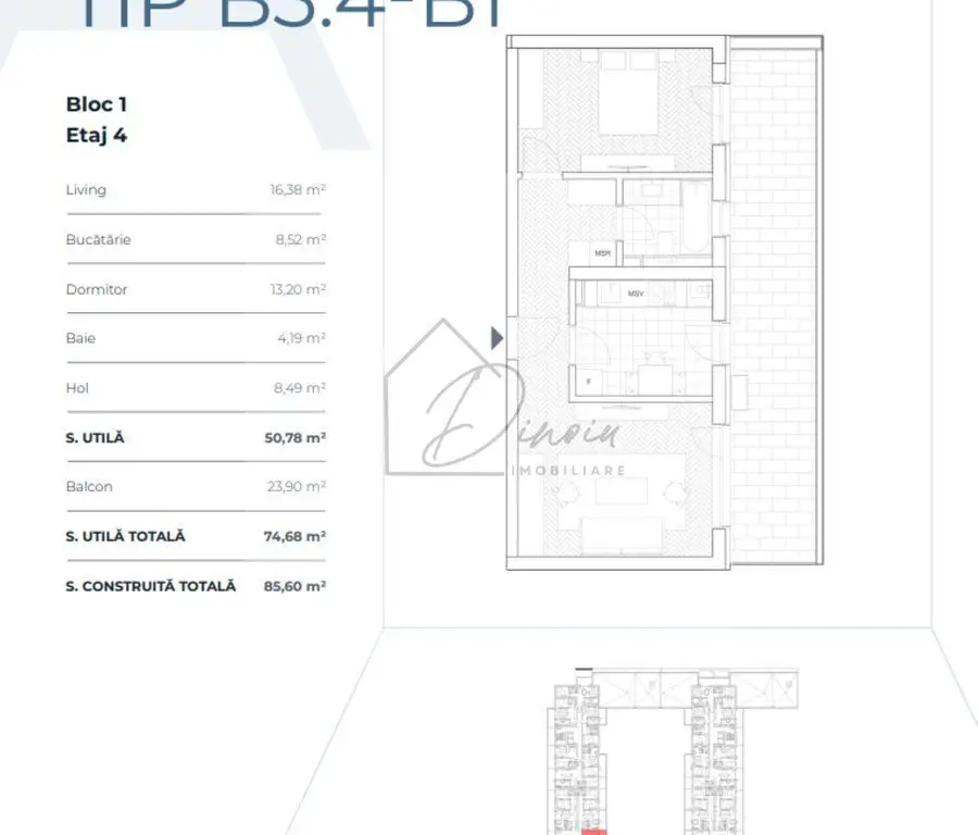 2 camere  PRIMA VISTA I Prima inchiriere I parcare I COM 0%