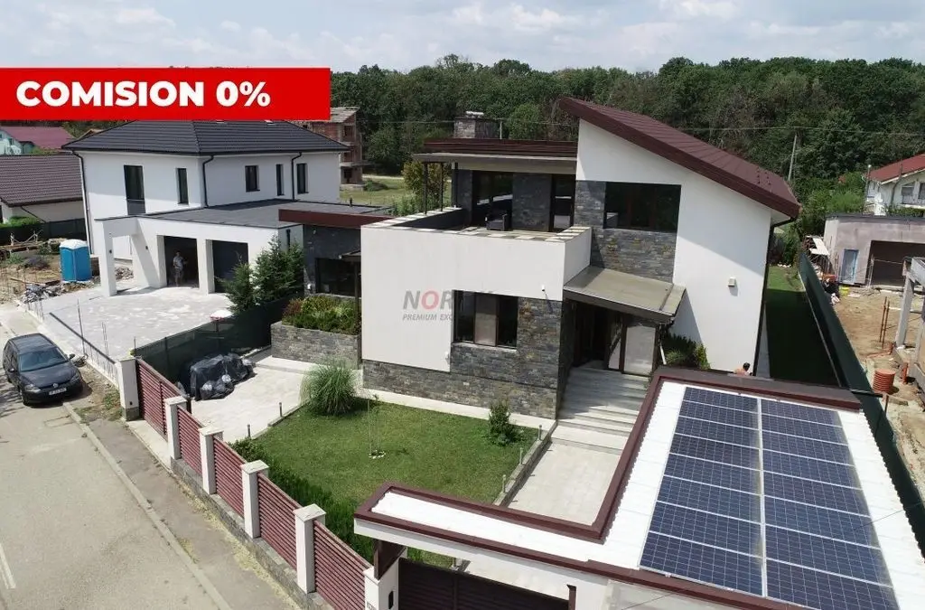 Balotesti vila de lux 8 camere, 450mp utili, la 20 min de Bucuresti