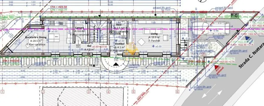 Teren 560mp in Andrei Muresanu cu autorizatie pentru casa!