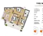 Tomis Plus - Celine Elegance - Vânzare apartament cu 3 camere, etaj 3.
