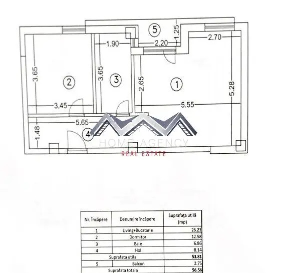 Apartament 2 camere – ultracentral Otopeni, direct de la dezvoltator