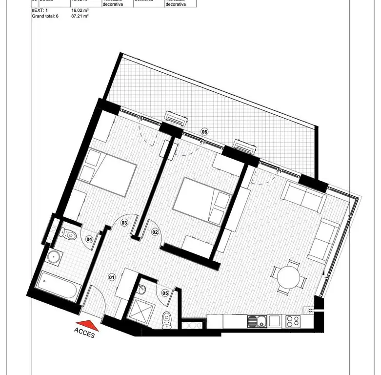 Tomis Plus - Celine Elegance - Vânzare apartament cu 3 camere, etaj 3.