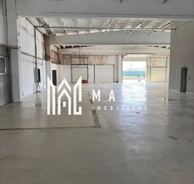 Spațiu industrial 1000mp | Acces tir | Teren 2500mp | Selimbar