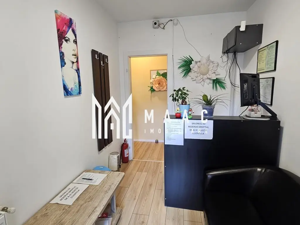 Spațiu comercial 2 camere compartimentat | Ștefan cel Mare, Sibiu | parter, 3 parcări