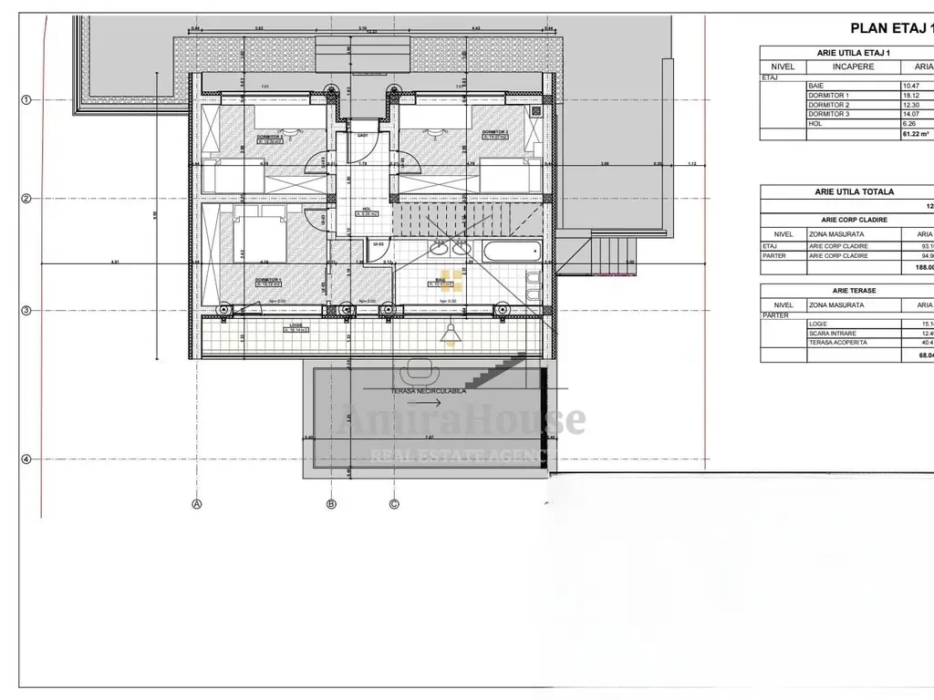 Casa individuala, 129 mp utili, teren 583 mp, terasa 68 mp, zona Sun Garden