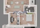 Apartament 2 camere | bucătărie închisă | Otopeni central