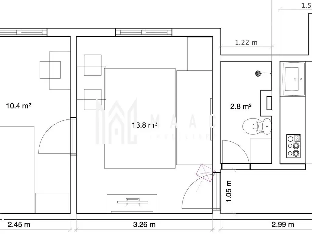 Apartament 2 camere nedecomandat | Mihai Viteazul, Sibiu | parter