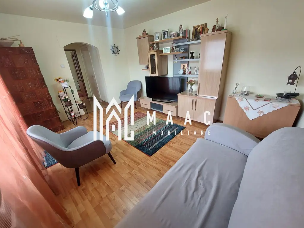 Apartament 3 camere semidecomandat | Orșova Central | 64 mp, etaj 3