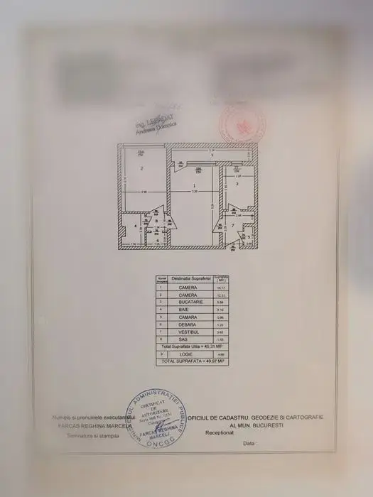 Apartament de vânzare  2 Camere – Bd. Alexandru Obregia - 50 mp