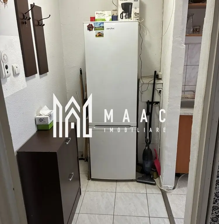 Garsonieră decomandată | Ștrand, Sibiu | 28 mp, mobilată, utilată