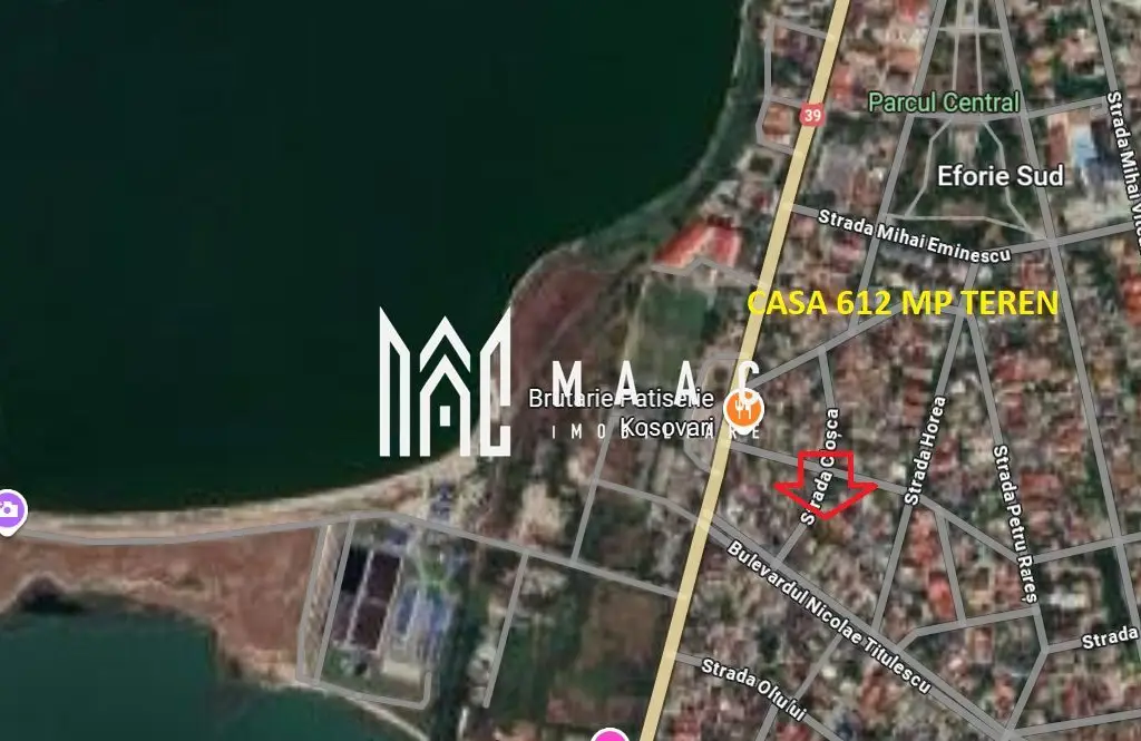 Casa cu Teren intravilan 612 mp Eforie Sub Investitie