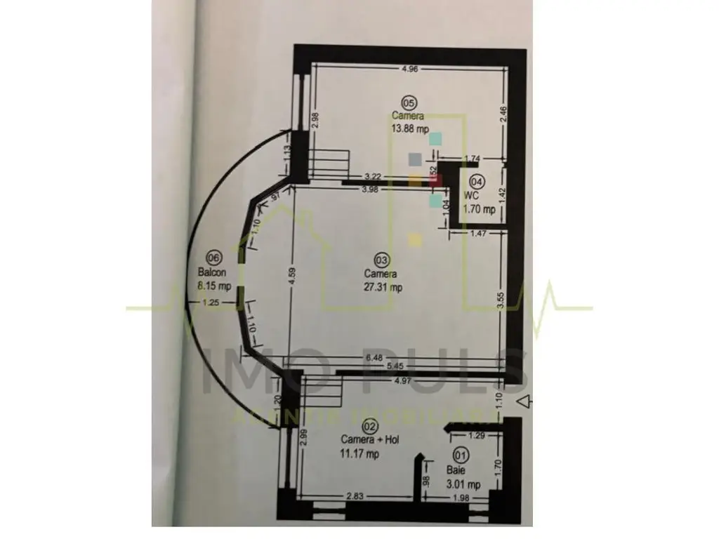 3 Camere. 2 Bai. Apartament pe 2 nivele. Pretabil investitie.