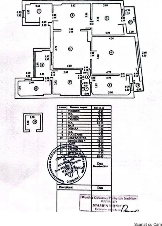 Piata Domenii - Ion Mihalache apartament 3 camere de vanzare