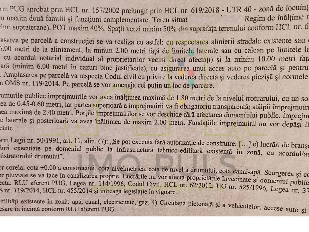 Teren in Complexul Studentesc. Urbanism. De vanzare sau de inchiriat!