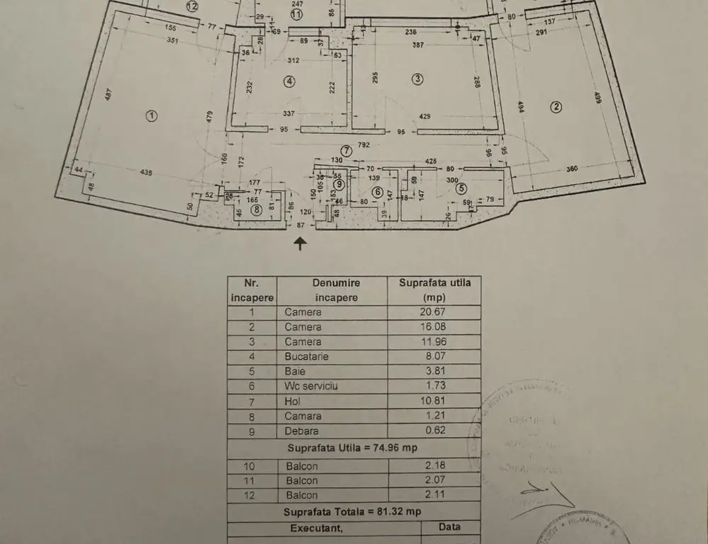 Vand aparatament 3 camere decomandat bdul Unirii, fantani
