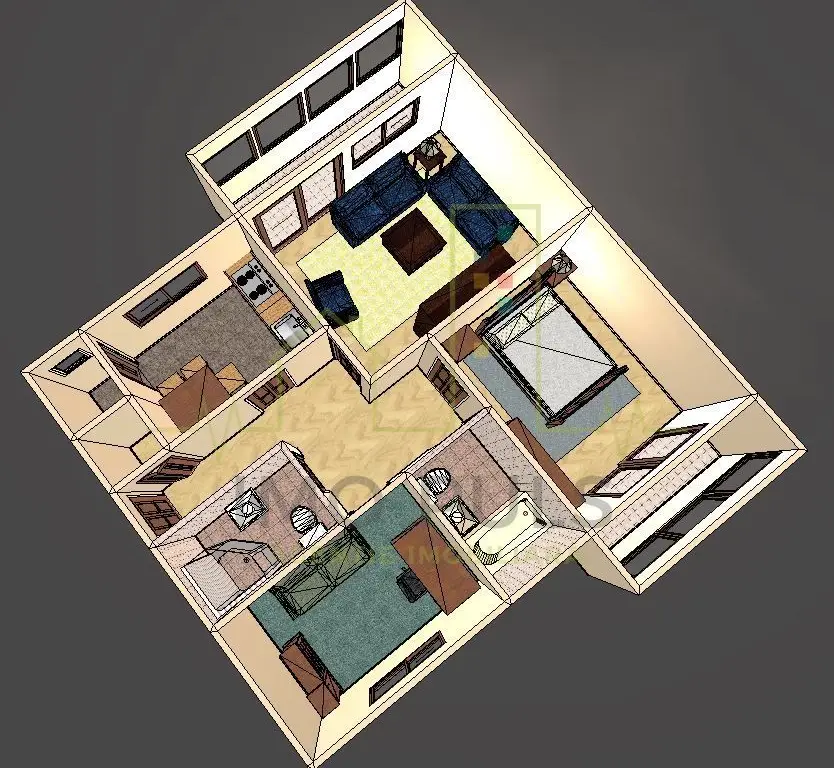Aradului. 3 Camere. 2 Bai. 2 Balcoane. Decomandat.