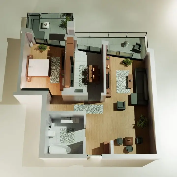 Tomis Nord/Carrefour - Vanzare apartament cu 2 camere, bloc nou.