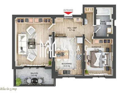 Apartament 2 camere I Nou I Decomandat I Balcon I Hipodrom