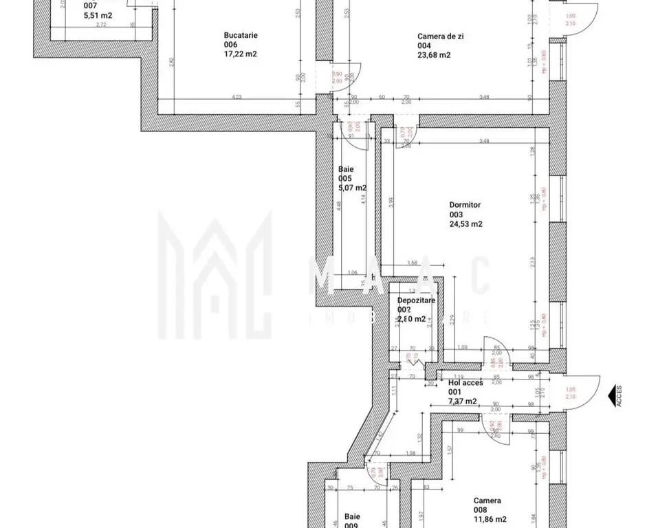 Apartament la casa 3 Camere I Zona Centrala